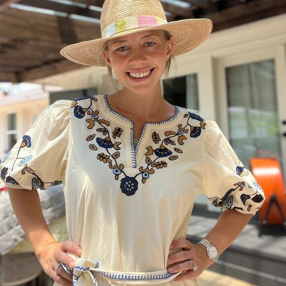 Roller rabbit DAVINA EMBROIDERY LUCA CAFTAN - Picture 5 of 16